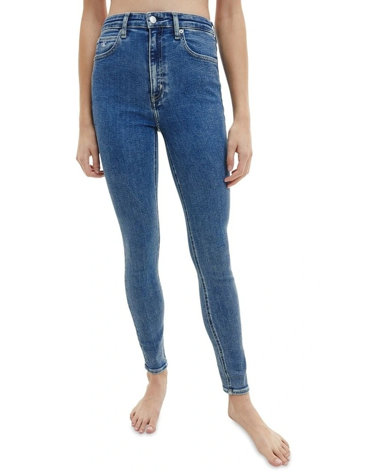 Calvin Klein Jeans High Rise Skinny Jean Denim Medium 4 Calvin Klein Jeans High Rise Skinny Jean Denim Medium - Image 2
