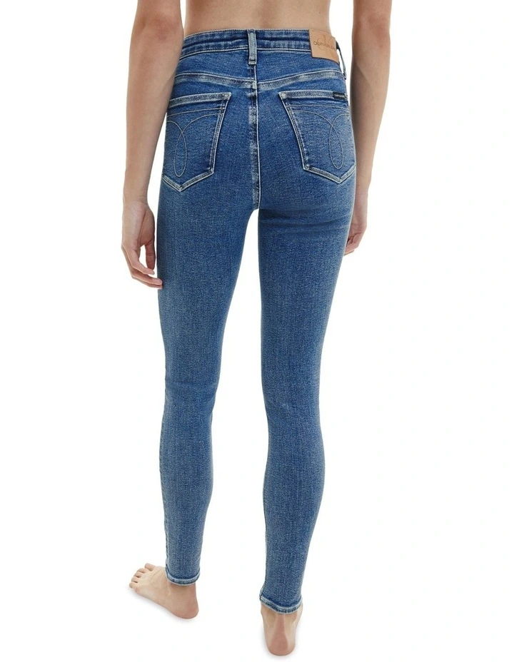 Calvin Klein Jeans High Rise Skinny Jean Denim Medium 6 Calvin Klein Jeans High Rise Skinny Jean Denim Medium - Image 4