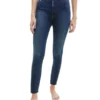 Calvin Klein Jeans High Rise Super Skinny Ankle Jean Denim Dark