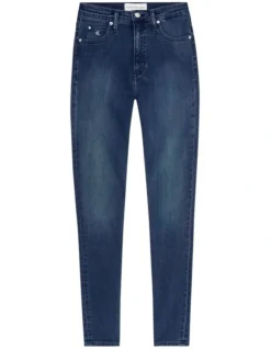 Calvin Klein Jeans High Rise Super Skinny Ankle Jean Denim Dark -Myer Fashion Store 814239460 5 720x928