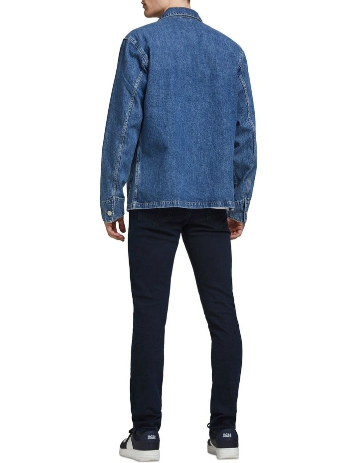 Jack & Jones Glenn Felix 166 Slim Fit Tapered Jeans Dark Wash 4 Jack & Jones Glenn Felix 166 Slim Fit Tapered Jeans Dark Wash - Image 2