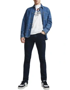 Jack & Jones Glenn Felix 166 Slim Fit Tapered Jeans Dark Wash 11 Jack & Jones Glenn Felix 166 Slim Fit Tapered Jeans Dark Wash -Myer Fashion Store 815554360 4 720x928