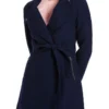 Ruby Felted Wool Coat Midnight