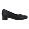 Hush Puppies The Low Square Black Leather Heeled Shoes -Myer Fashion Store 824759920 1 720x928