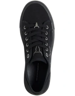 Windsor Smith Ruby Black Lace-Up Heeled Sneaker -Myer Fashion Store 825334480 3 720x928