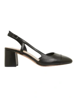 Chapter Black Patent/Glove Heeled Shoes