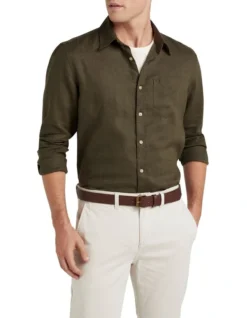 French Connection Linen Regular Fit Shirt
