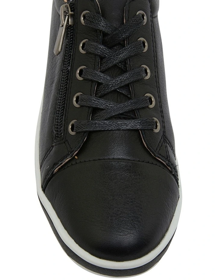 Whisper Sneakers In Black Leather 8 Whisper Sneakers In Black Leather - Image 6