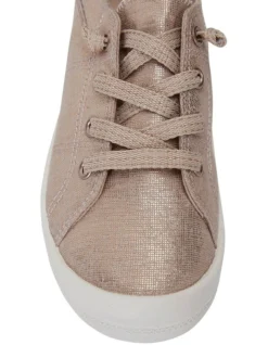 Link Rose Gold Fabric Sneakers -Myer Fashion Store 830283670 5 720x928