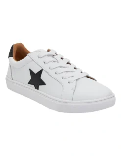 Stark Sneakers In White /Black Leather -Myer Fashion Store 830510470 2 2 720x928