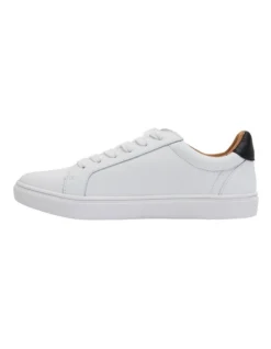 Stark Sneakers In White /Black Leather -Myer Fashion Store 830510470 3 2 720x928