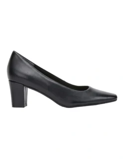 Nicole Black Glove Heeled Shoes