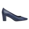 Nicole Navy Glove Heeled Shoes