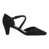 Adison Black Shimmer Heeled Shoes