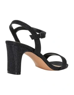 Unison Black Shimmer Sandals 12 Unison Black Shimmer Sandals -Myer Fashion Store 830905210 4 720x928