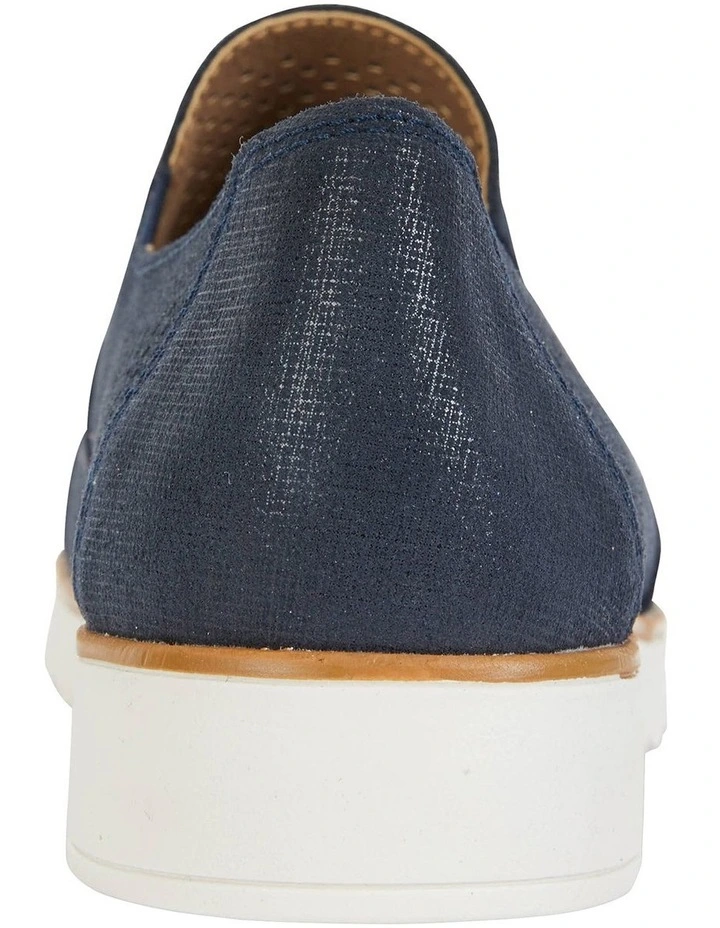 Davis Navy Combo Flat Shoes 8 Davis Navy Combo Flat Shoes - Image 6