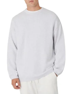 The Pennsville Knit In Ice Marle