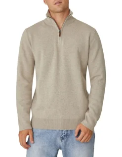 The Lakewood Zip Neck Knit