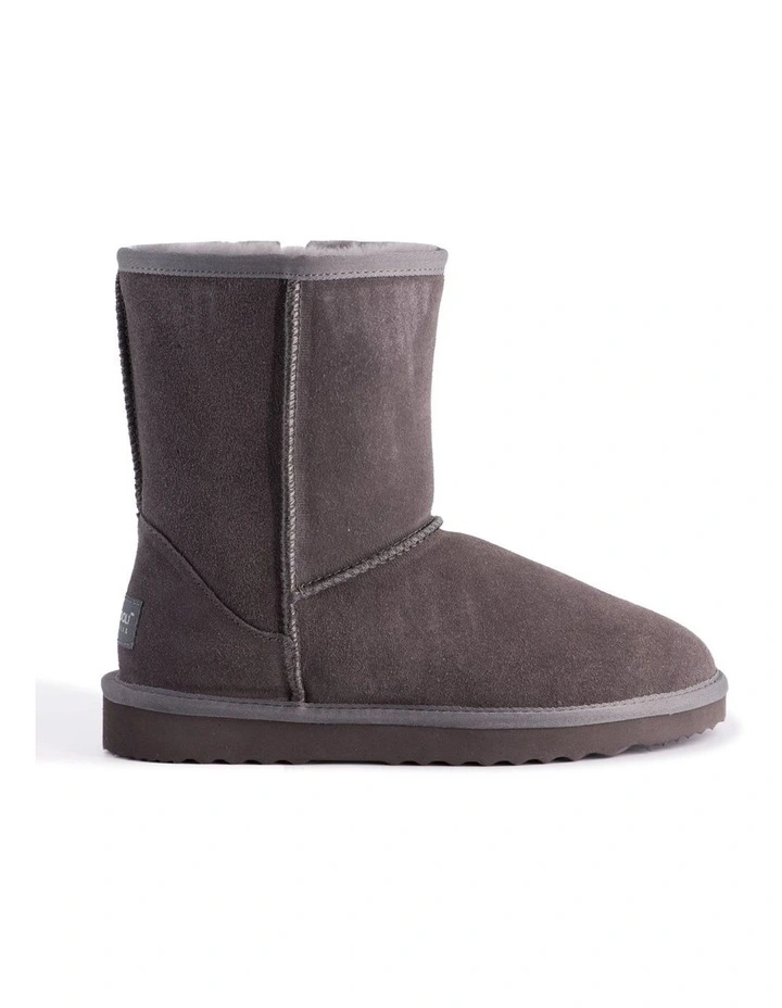 Mid Calf Sheepskin Boot Grey 9 Mid Calf Sheepskin Boot Grey - Image 7