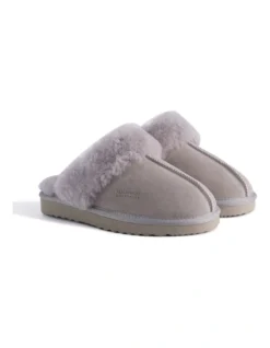 Unisex Sheepskin Wool Sydney Slippers Light Grey -Myer Fashion Store 837292510 6 720x928