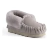 Hand Stitched Womens Sheepskin Moccasin Light Grey -Myer Fashion Store 837292870 1 720x928
