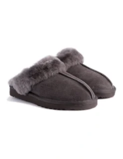 Unisex Sheepskin Wool Sydney Slippers Dark Grey 14 Unisex Sheepskin Wool Sydney Slippers Dark Grey -Myer Fashion Store 837293590 6 720x928