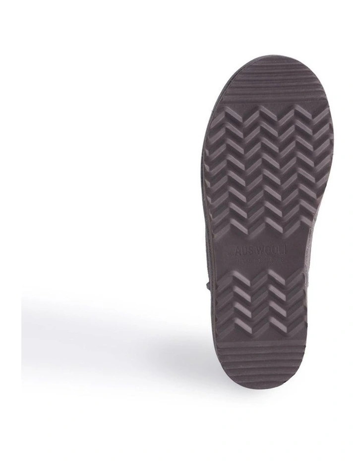 Unisex Sheepskin Wool Sydney Slippers Dark Grey 9 Unisex Sheepskin Wool Sydney Slippers Dark Grey - Image 7