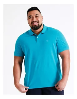 Essential Plain Polo Aquamarine