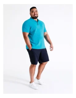 Essential Plain Polo Aquamarine -Myer Fashion Store 840131290 5 2 720x928