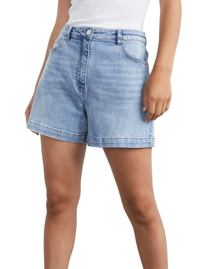 French Connection High Rise Denim Short 3 French Connection High Rise Denim Short