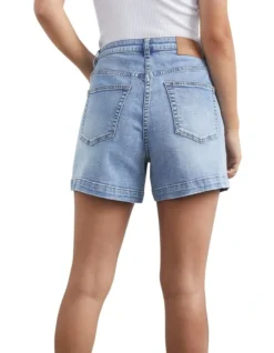 French Connection High Rise Denim Short 8 French Connection High Rise Denim Short -Myer Fashion Store 840864880 3 1 720x928