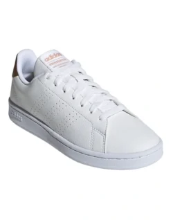 ADIDAS Advantage White Leather Lace-Up Sneaker -Myer Fashion Store 842005540 3 720x928