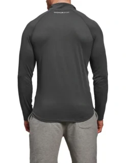 Performance Quarter Zip Long Sleeve Top Black -Myer Fashion Store 842824900 2 720x928