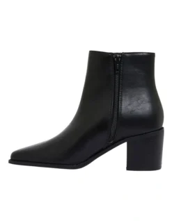 Savanna Black Smooth Boots -Myer Fashion Store 843033610 3 720x928
