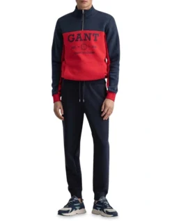Gant Original Sweat Tapered Track Pant In Navy