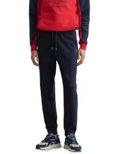Gant Original Sweat Tapered Track Pant In Navy 11 Gant Original Sweat Tapered Track Pant In Navy -Myer Fashion Store 844749730 5 720x928