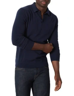 Flintoff Long Sleeve Polo -Myer Fashion Store 845849620 845827030 4 720x928