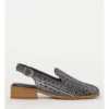 Adder Navy Flat Shoe