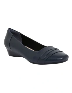Saturn Heeled Shoes In Navy Leather -Myer Fashion Store 848482030 2 720x928