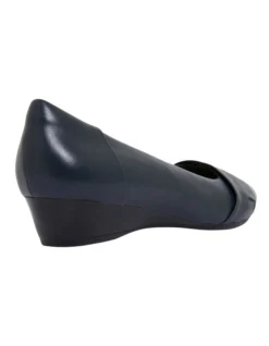 Saturn Heeled Shoes In Navy Leather -Myer Fashion Store 848482030 4 720x928