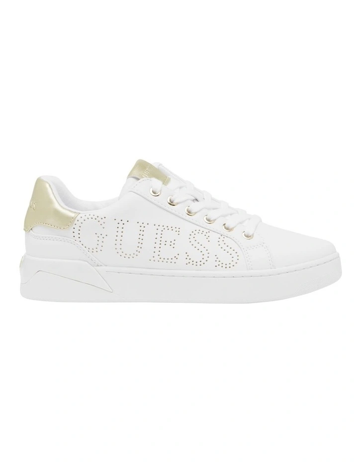 Guess Roria-A White/Gold Sneaker 3 Guess Roria-A White/Gold Sneaker