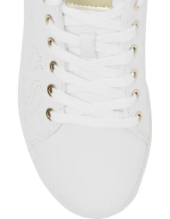 Guess Roria-A White/Gold Sneaker 7 Guess Roria-A White/Gold Sneaker -Myer Fashion Store 848705950 3 720x928