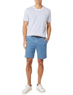 Zac Stretch Soft Touch Blue Shorts Light Blue -Myer Fashion Store 848740510 3 720x928