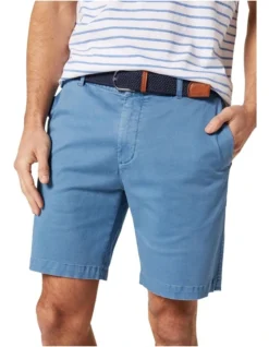 Zac Stretch Soft Touch Blue Shorts Light Blue -Myer Fashion Store 848740510 4 720x928