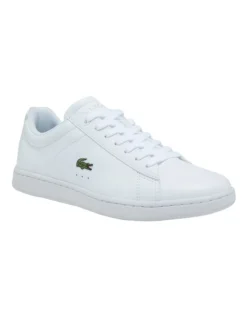 Lacoste Carnaby Evo White Lace-Up Sneaker