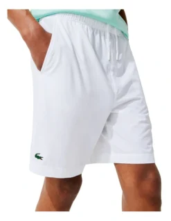 Lacoste Performance Player Shorts White/Navy 9 Lacoste Performance Player Shorts White/Navy -Myer Fashion Store 849885220 3 720x928