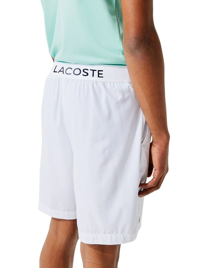 Lacoste Performance Player Shorts White/Navy 7 Lacoste Performance Player Shorts White/Navy - Image 5