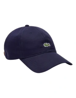 Lacoste Centre Navy Croc Cotton Cap