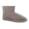 Short Sheepskin Ankle Boot In Light Grey -Myer Fashion Store 851401900 1 720x928