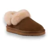 AUS WOOLI UGG UNISEX SHEEPSKIN WOOL TRADITIONAL ANKLE SLIPPERS Tan -Myer Fashion Store 851402080 1 720x928